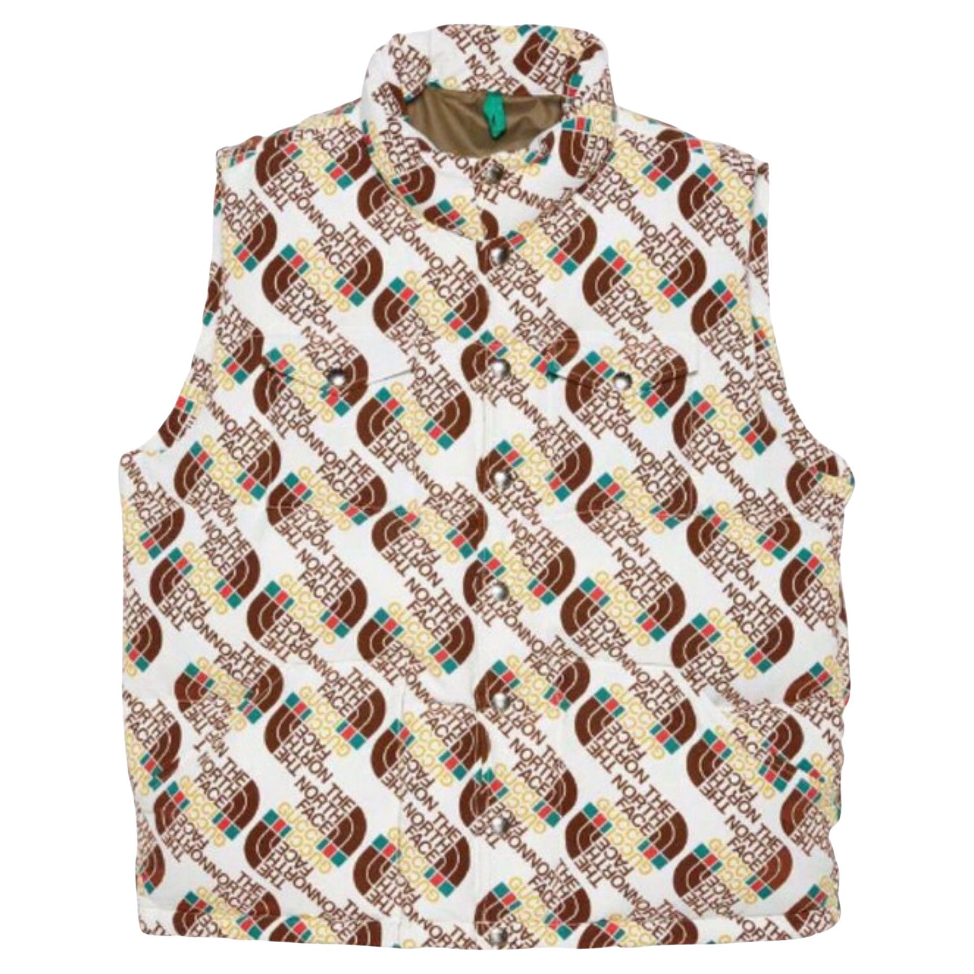 Gucci X The North Face Puffer Vest For Sale