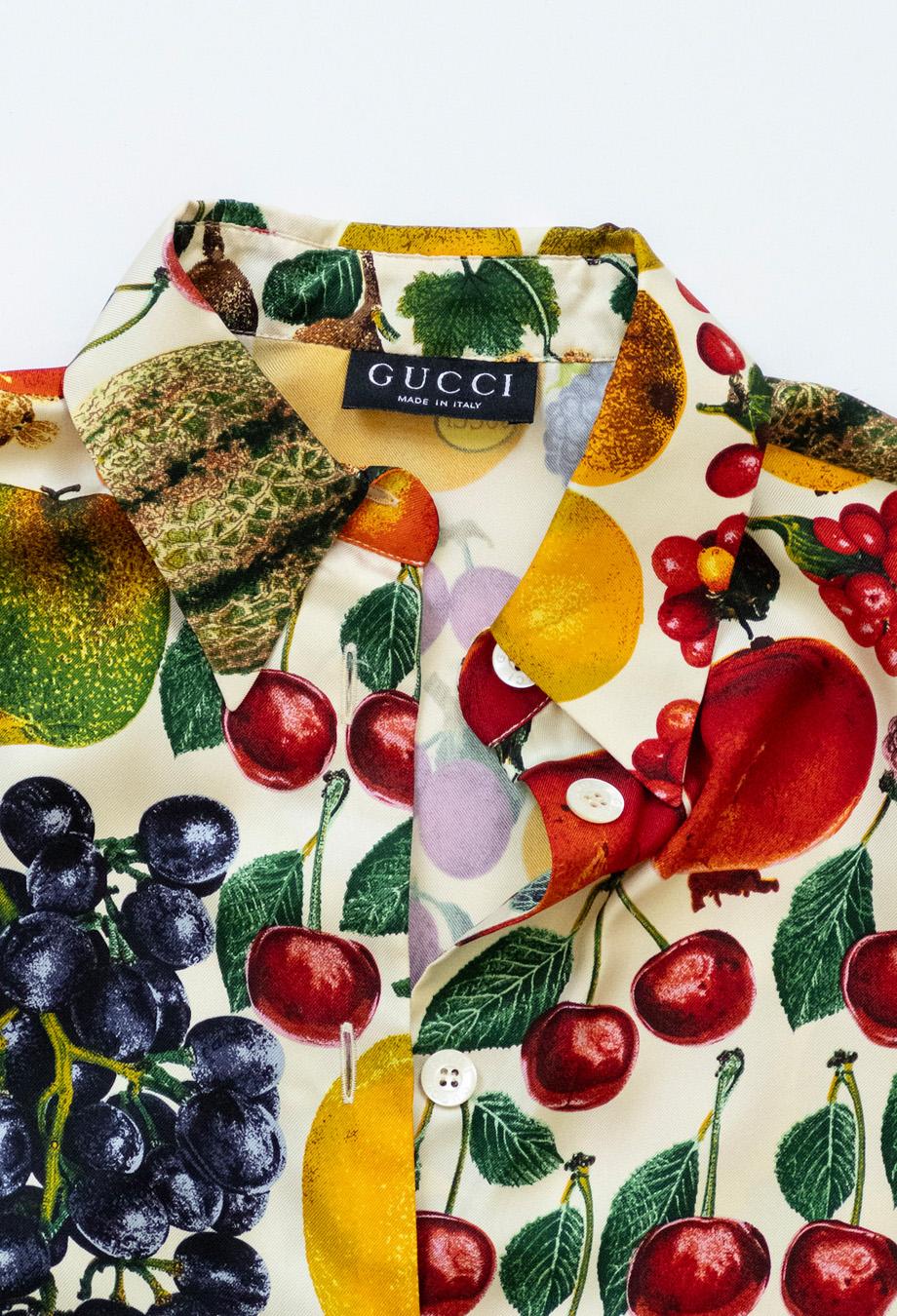 Gucci x Tom Ford 1996 Vintage Fruit Shirt 2