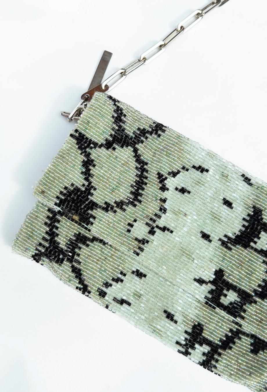 Gucci x Tom Ford Era Campaign S/S 2000 Beaded Snake Bag in vendita 2
