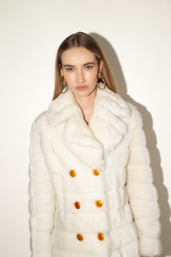 Gucci x Tom Ford F/W 1995 Iconic Runway Faux Fur Coat