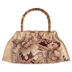 Gucci x Tom Ford LIMITED EDITION Vintage P/E 2003 Borsa con manico in bambù Tattoo