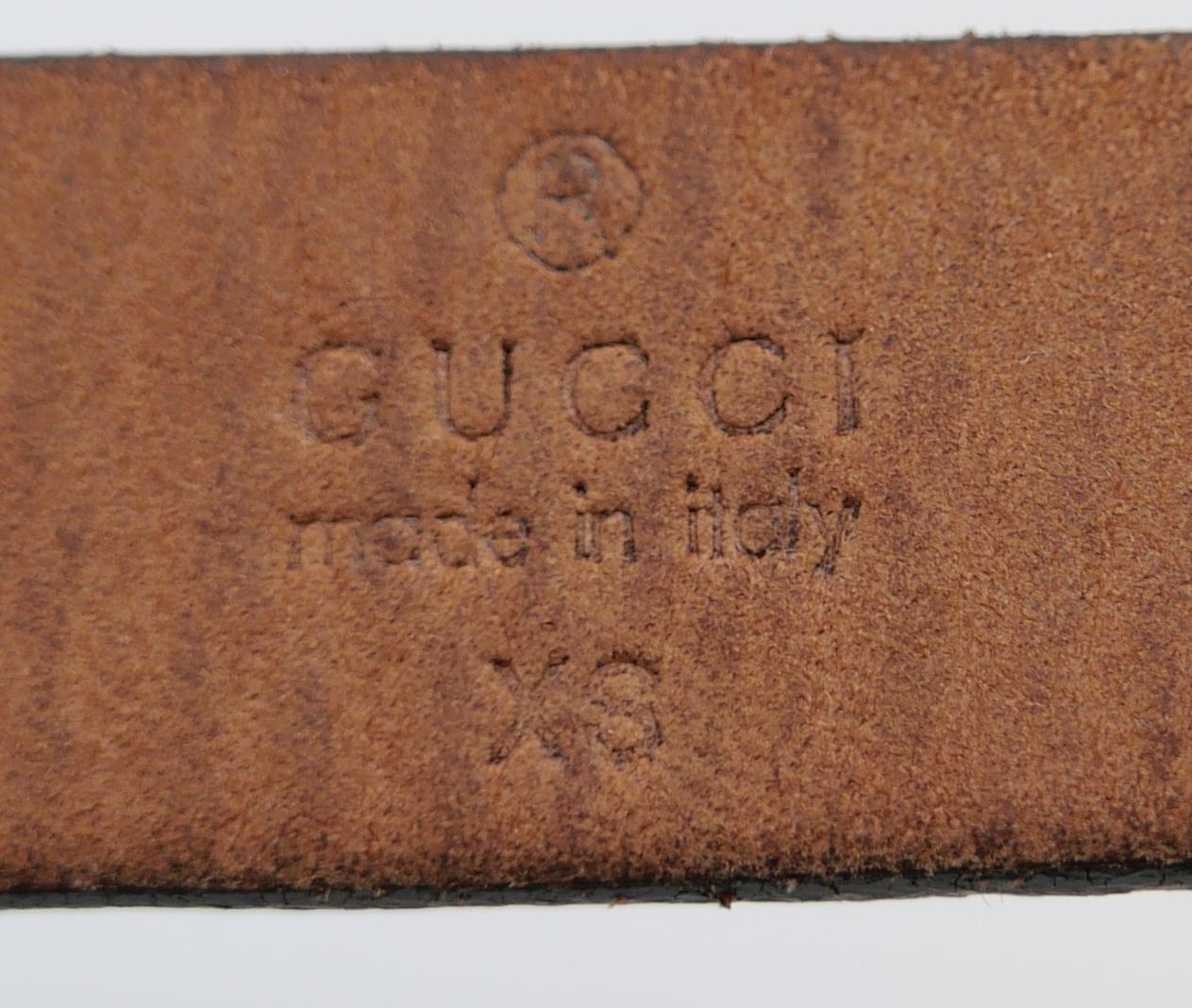 Gucci x Tom Ford Vintage Metal Panel Belt XS In Good Condition For Sale In London, GB