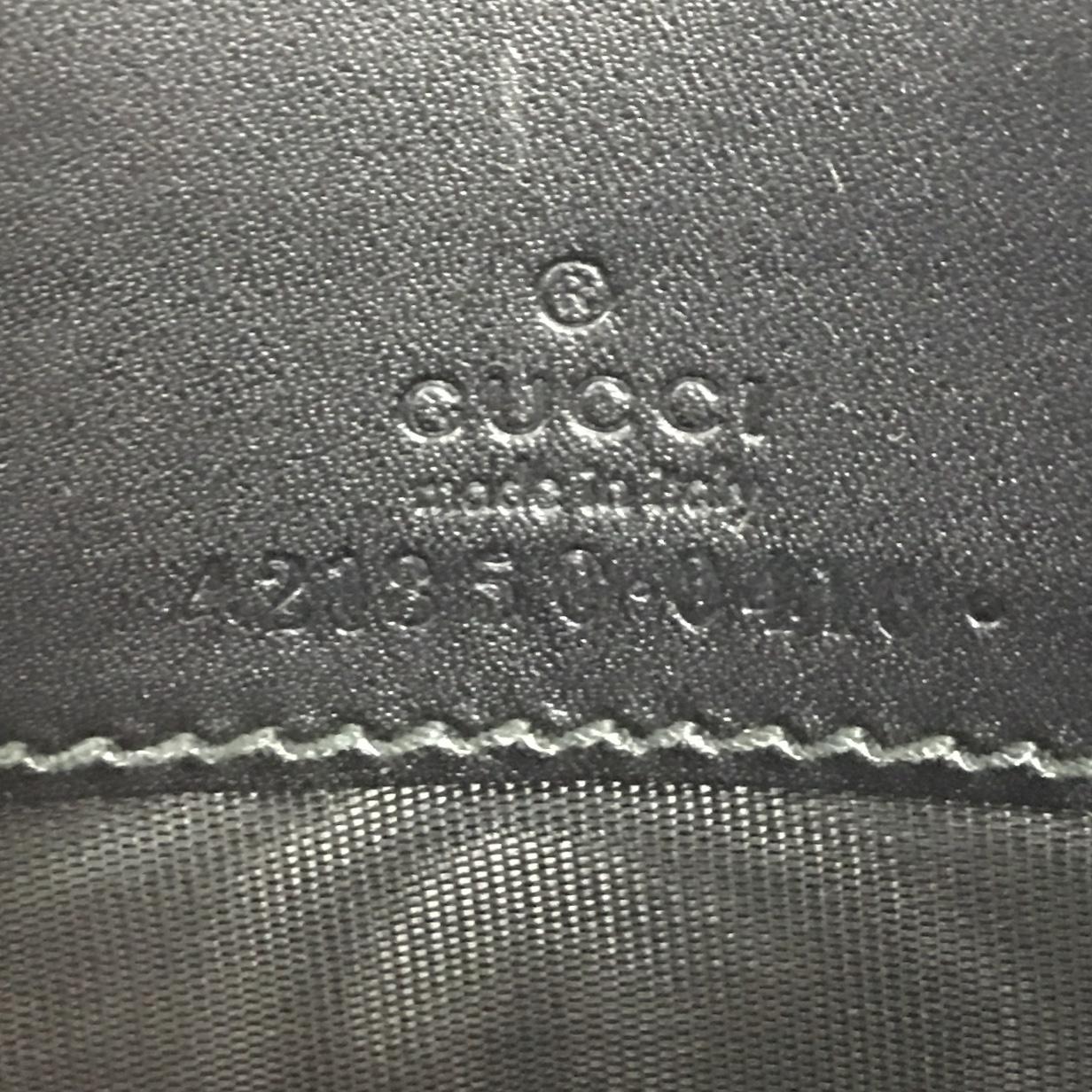 Black Gucci XL Chain Shoulder Bag Leather Mini