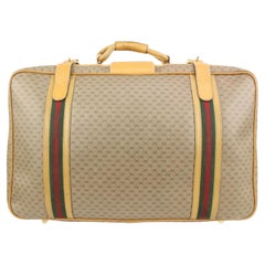 Gucci XL Micro GG Web Anzugcase Soft Trunk Luggage 22g321s