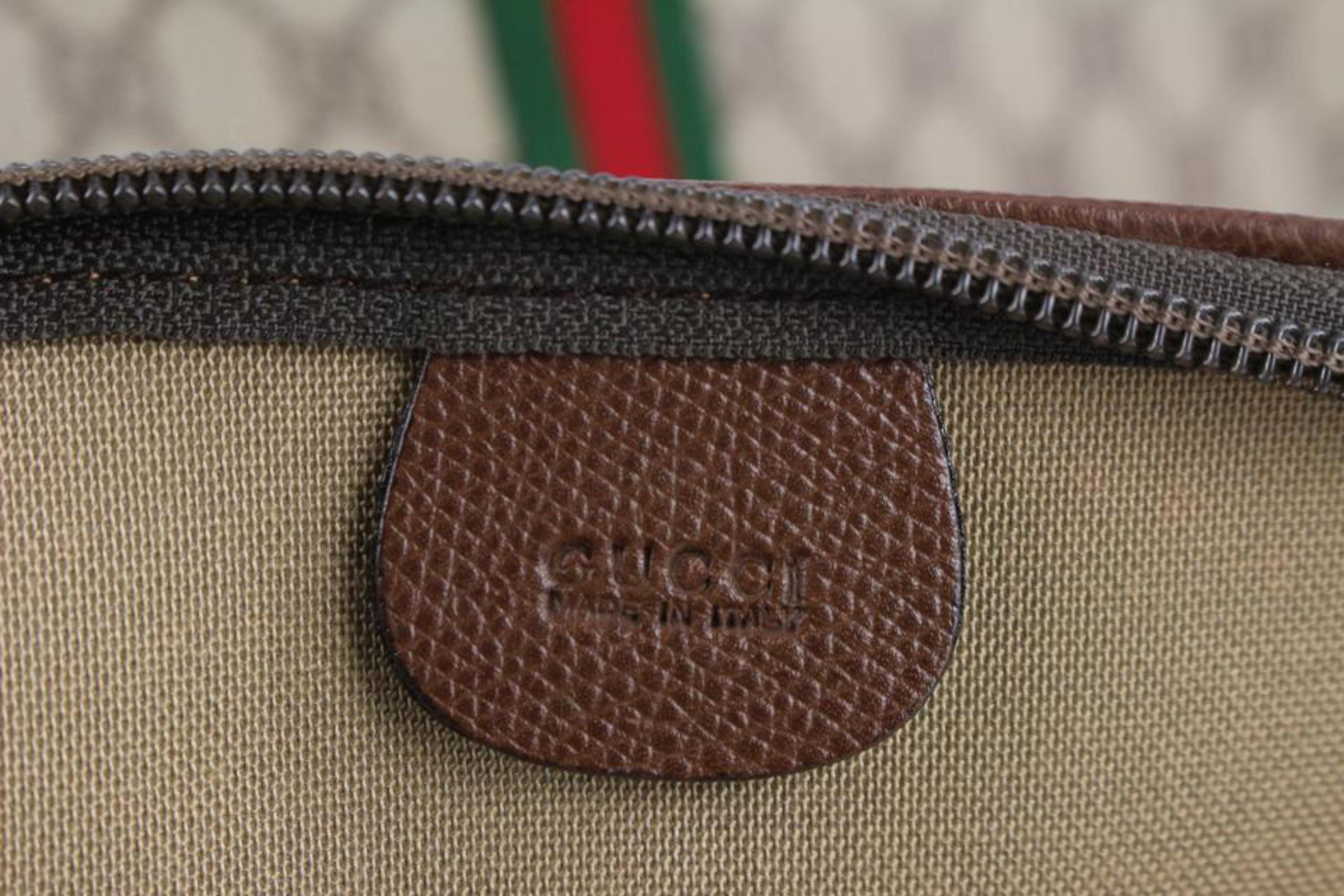 Gucci XL Supreme GG Monogram Web Travel Tote 112g20 3