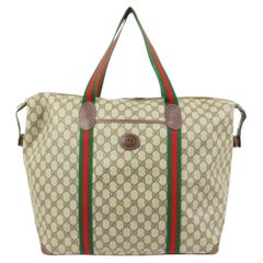 Gucci XL Supreme GG Monogramm Web Travel Tote Upcycle Ready s329g12