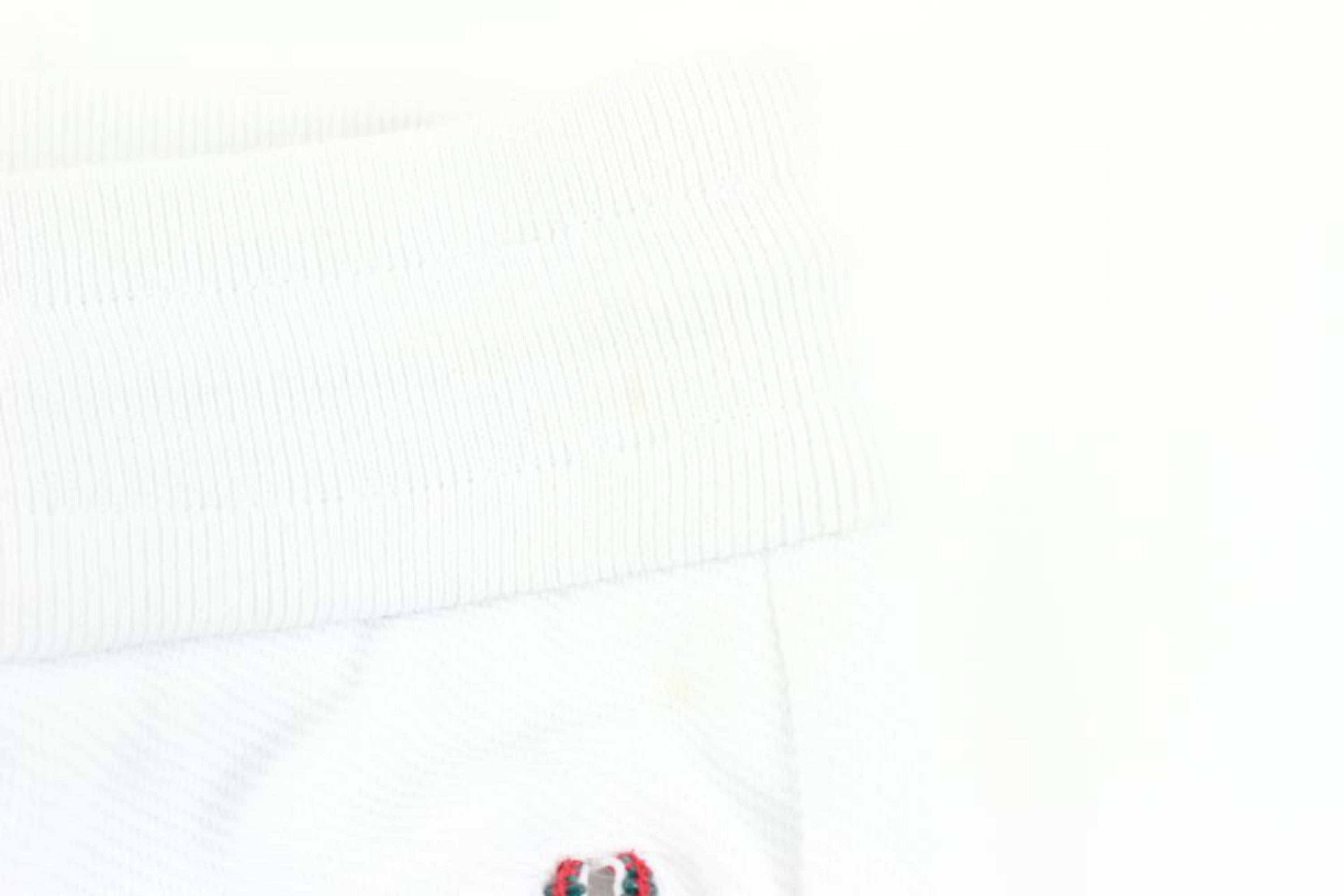 Gucci XXXL White Web Track Pants Jersey Sweat Pants Joggers 120g22 For Sale 2