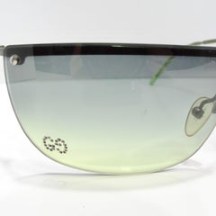 Gucci Y2K Grüne Gradient-Sonnenbrille