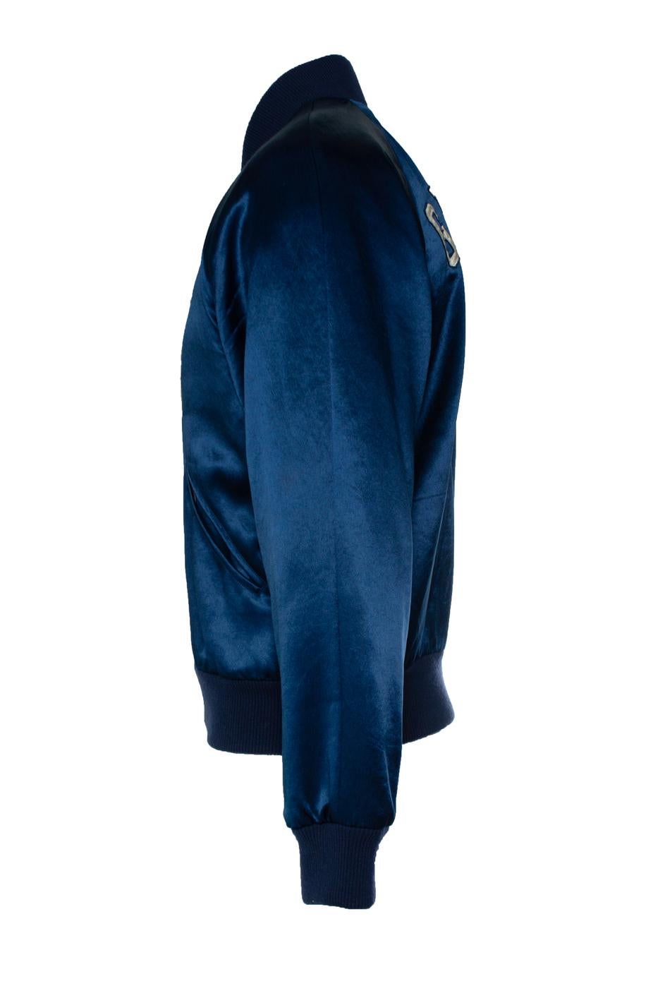 Nero Gucci, bomber Yankees in blu in vendita