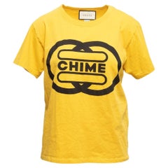 Gucci Yellow & Black Chime Short Sleeve T-Shirt
