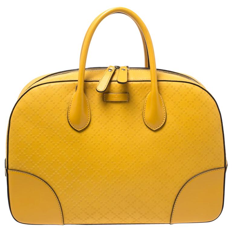 Gucci Yellow Bright Diamante Leather Satchel at 1stDibs | gucci bright  diamante, gucci satchel, yellow satchel