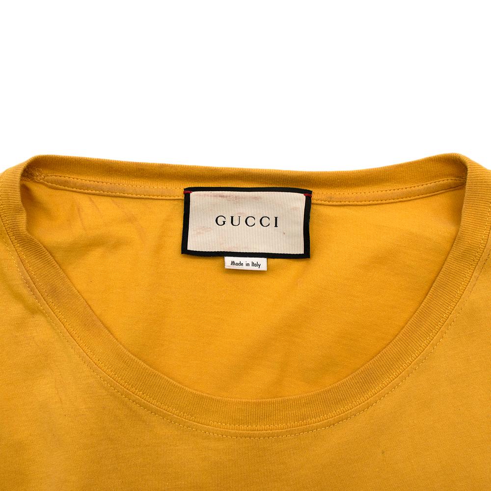 gucci yellow shirt