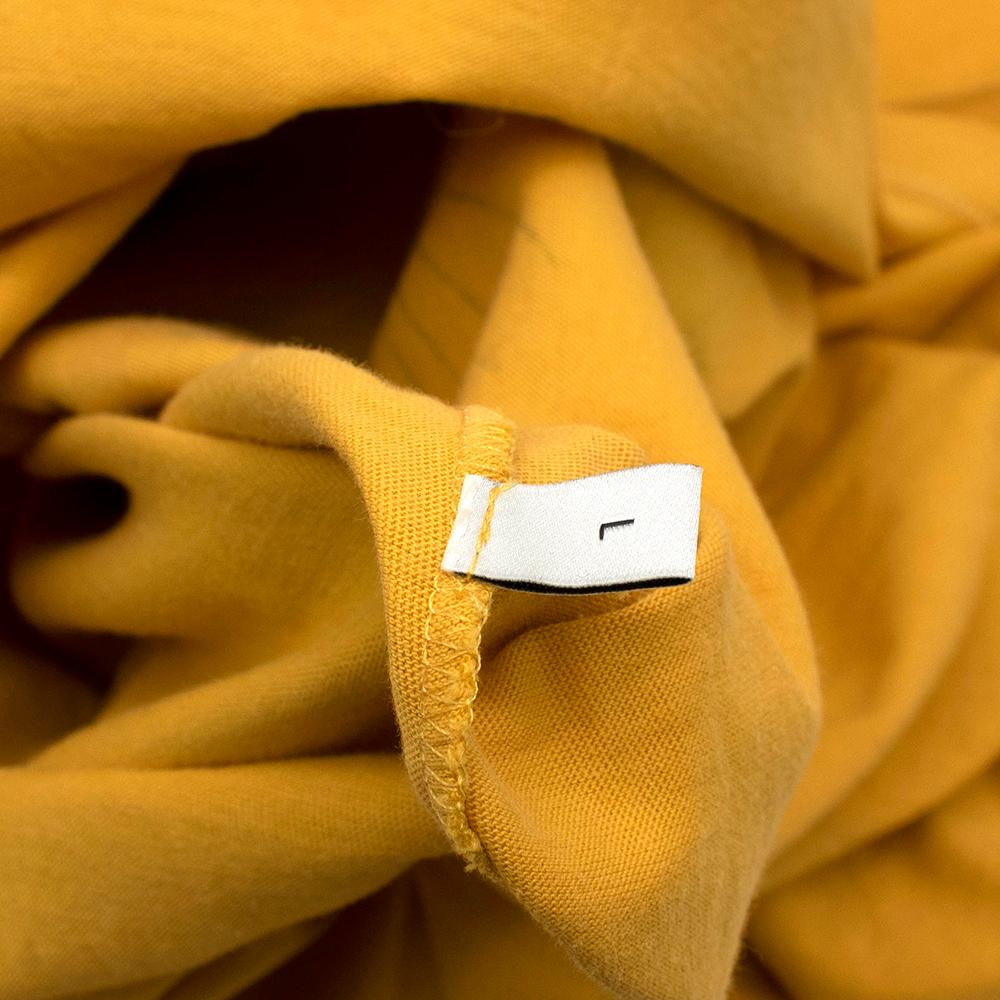 Gucci Yellow Cotton Tiger Print T-shirt - Size L 1