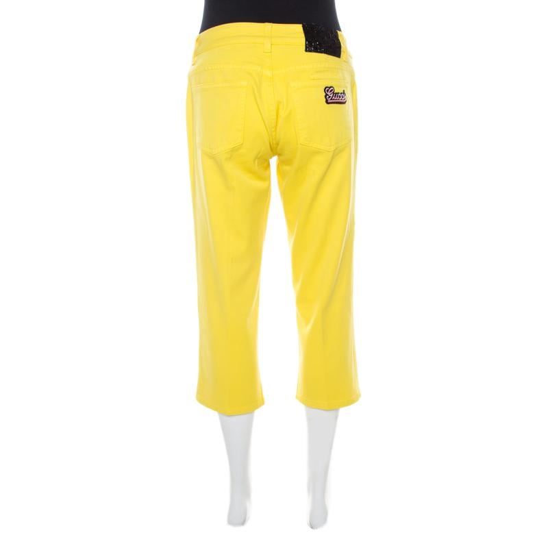 yellow gucci pants