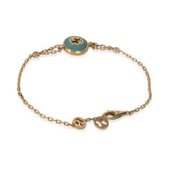 Gucci Yellow Gold Amazonite Interlocking G Bracelet