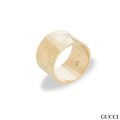 Gucci Yellow Gold Icon Ring