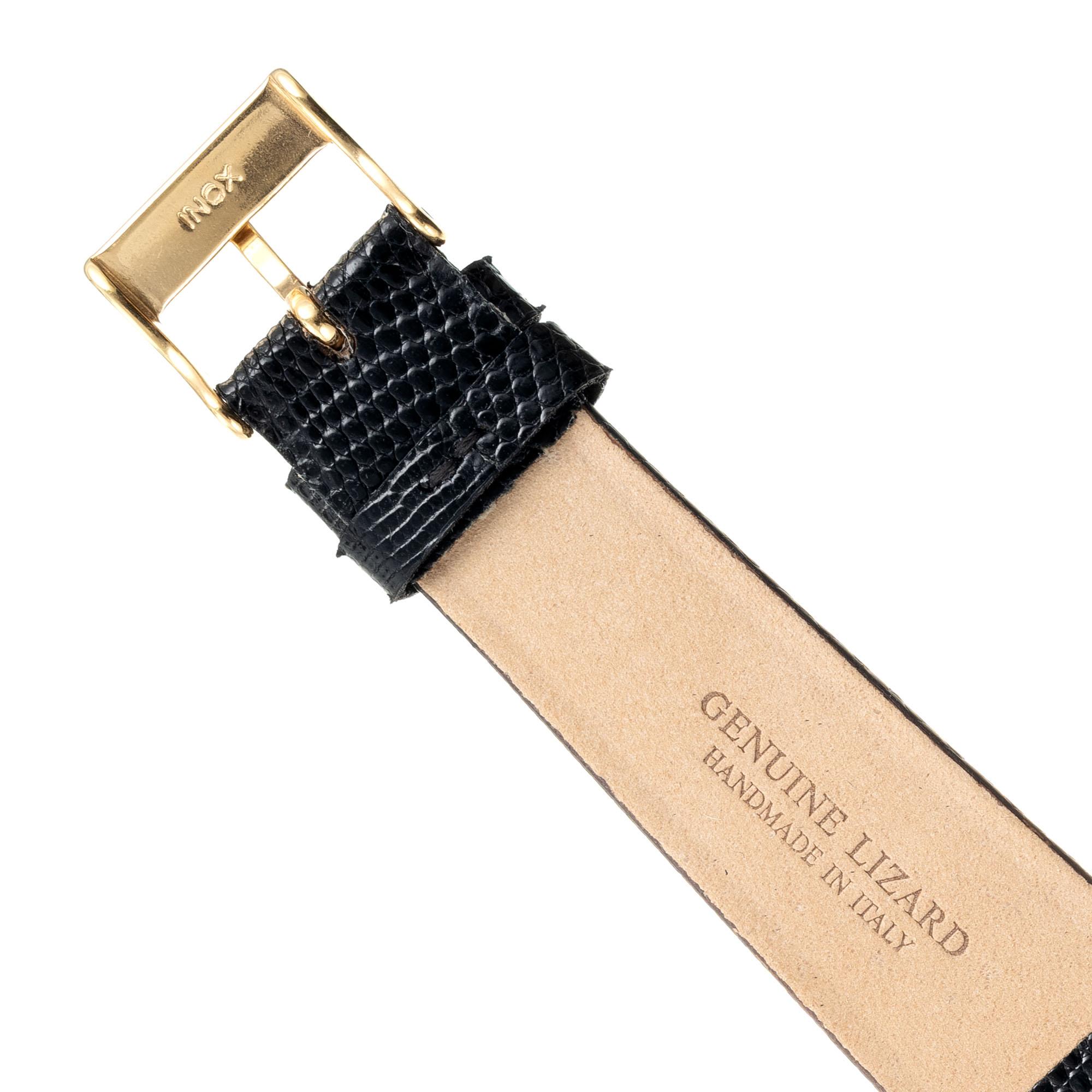 Gucci Herren-Armbanduhr aus Gelbgold im Zustand „Hervorragend“ im Angebot in Stamford, CT