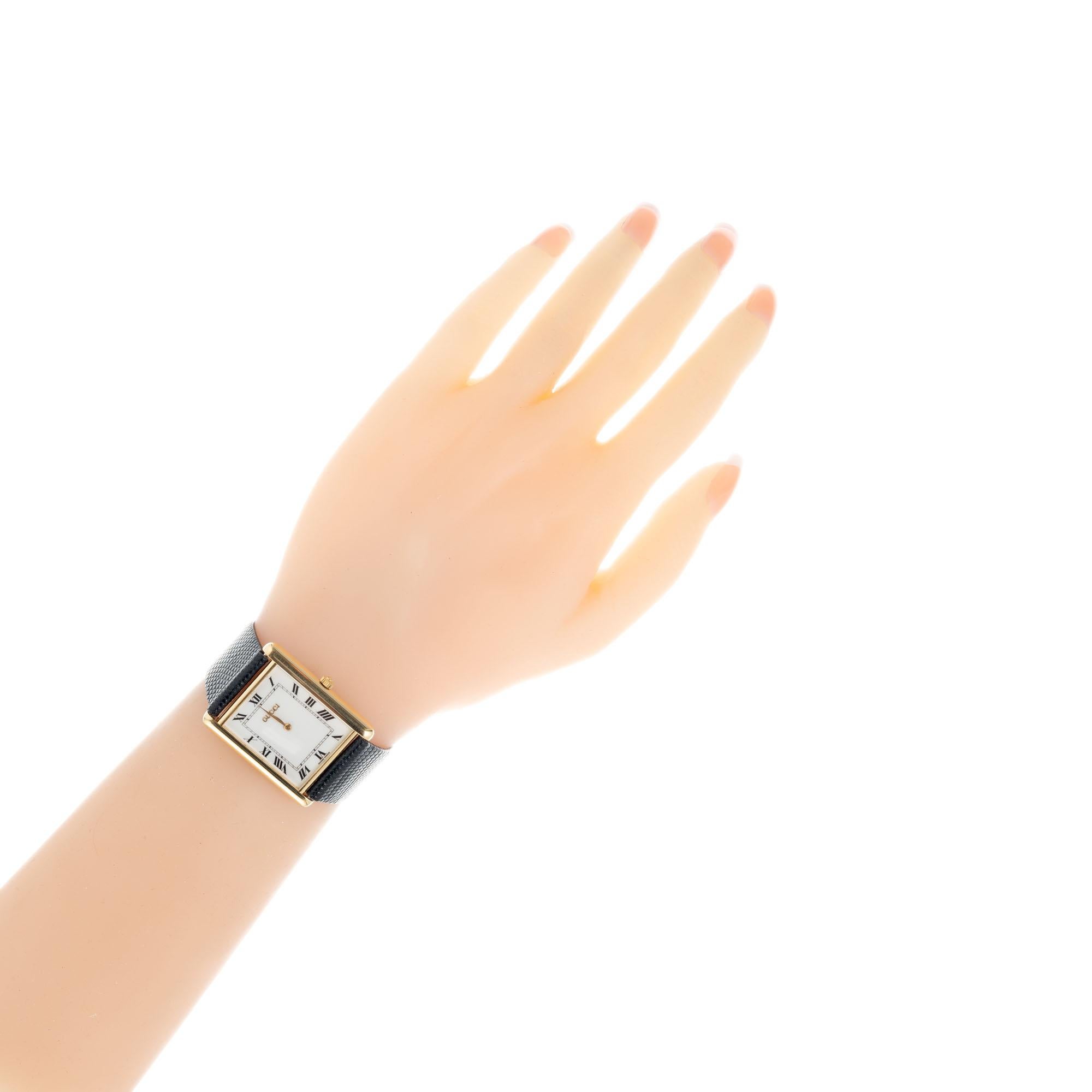 Gucci Herren-Armbanduhr aus Gelbgold im Angebot 1