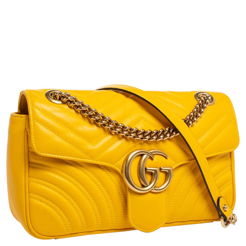gucci marmont yellow