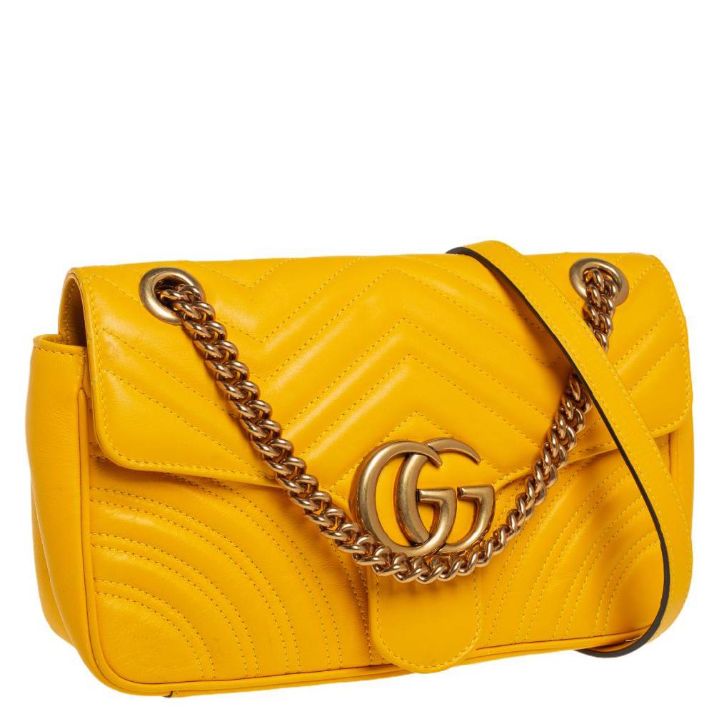 gucci marmont yellow