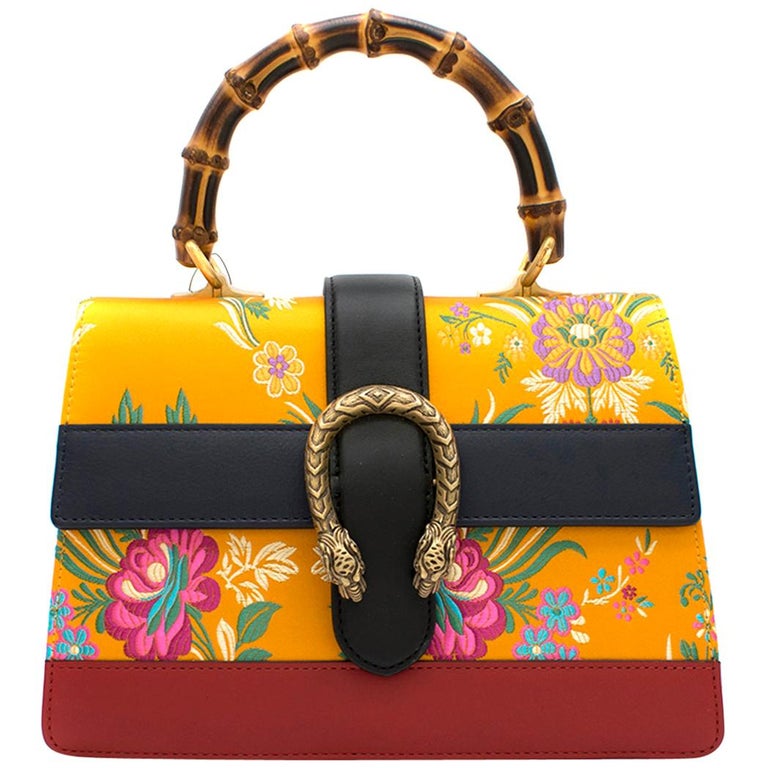 gucci yellow dionysus bag