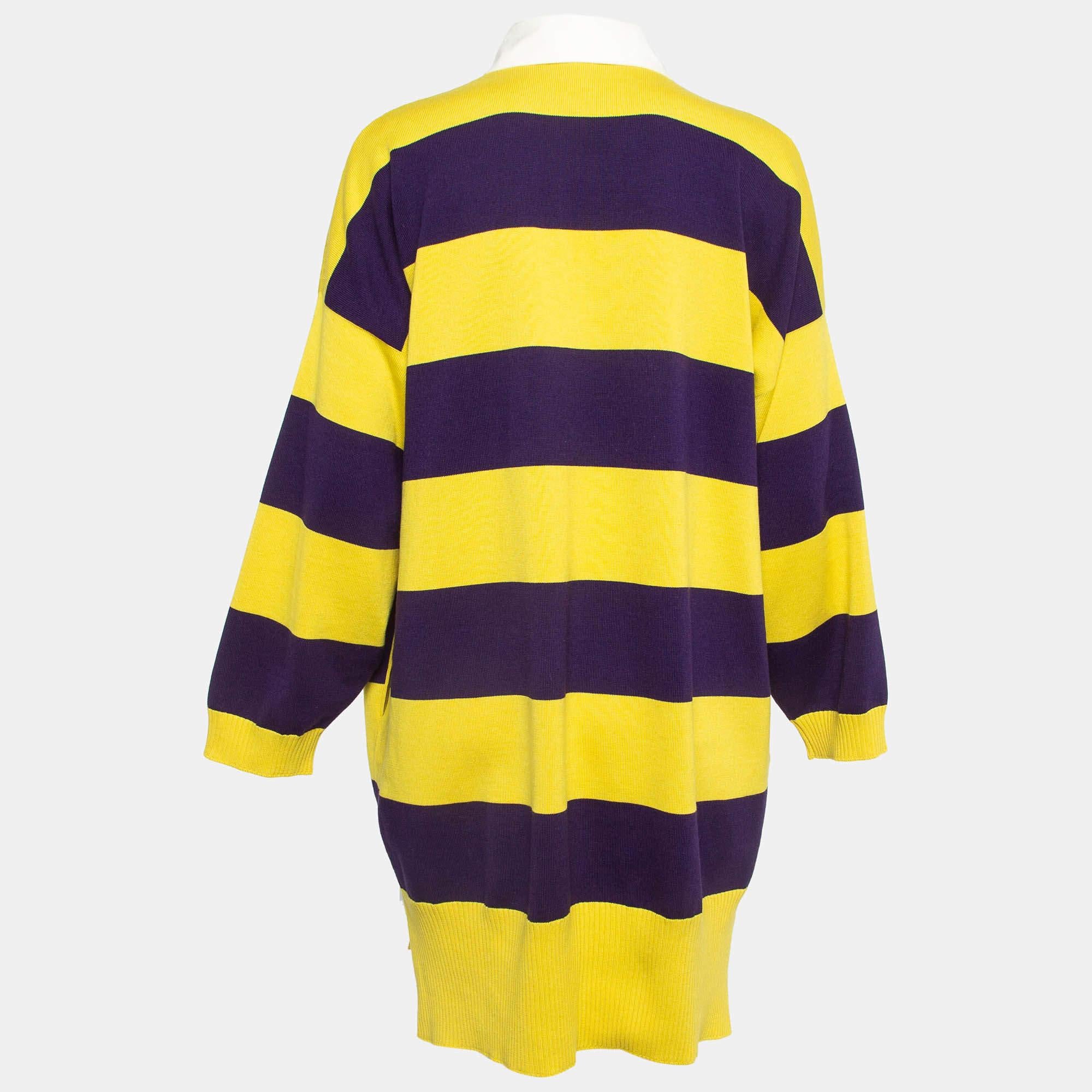 This Gucci Polo dress brings elegant details and a lovely silhouette. It is made from the finest materials and is bound to give you comfort.