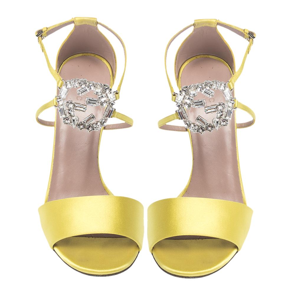 gucci yellow heels