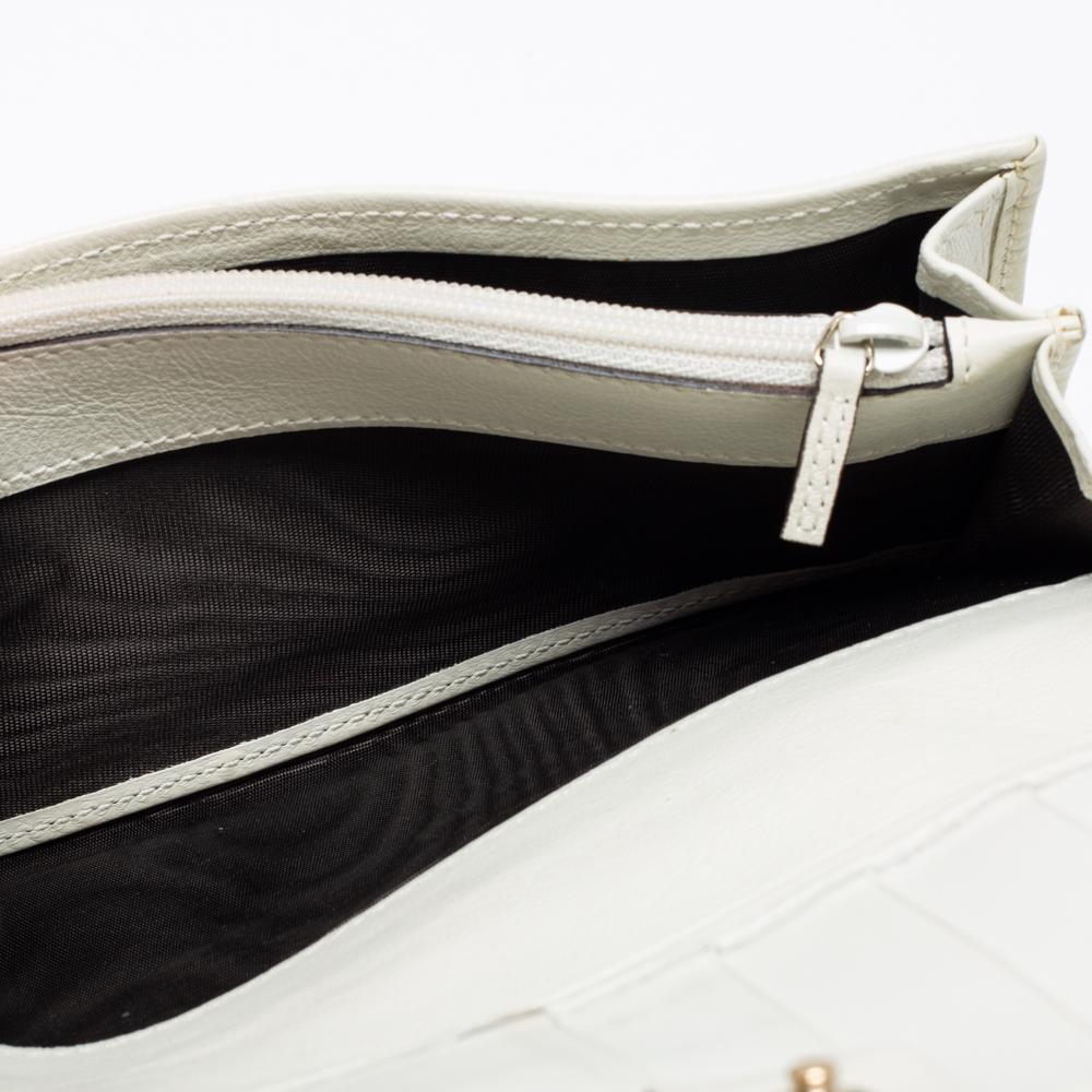 Gucci Gelb/Weiß GG Segeltuch und Leder Continental Brieftasche im Angebot 3