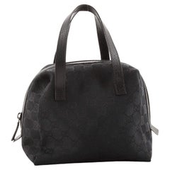 Gucci Zip Around Bowling Bag GG Canvas Small