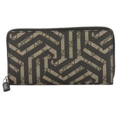 Gucci Zip Around Wallet Printed GG Coated Canvas