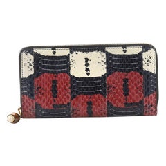 Gucci Zip Around Wallet Python Long