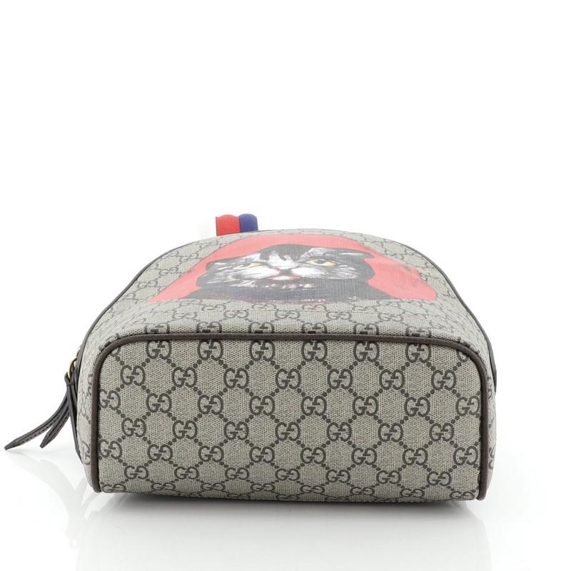 Women's or Men's Gucci Zip Backpack Bosco Print GG Coated Canvas Small 