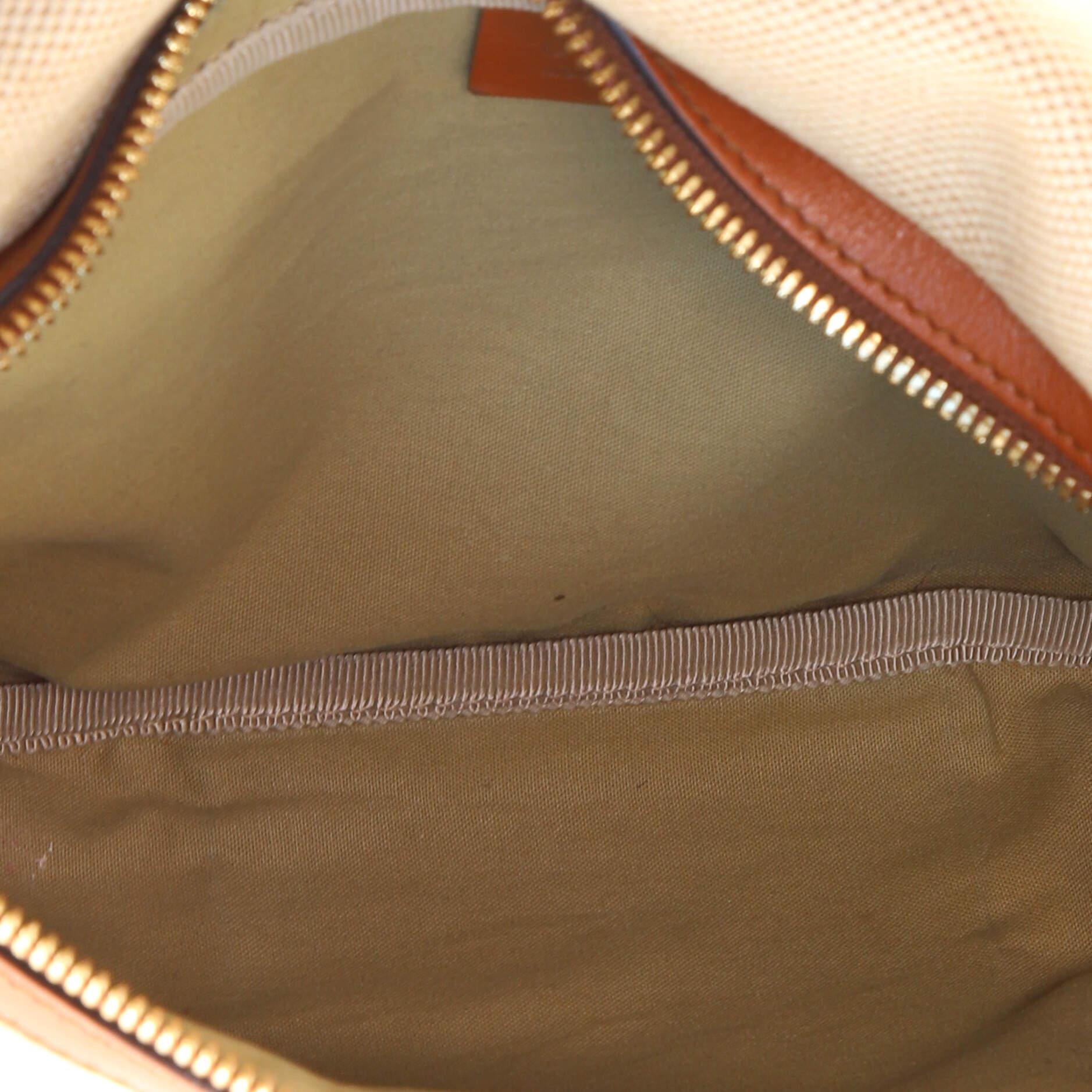 Women's or Men's Gucci Zip Belt Bag Vintage Web Canvas Large