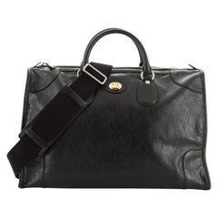 Gucci Zip Convertible Duffle Bag Leather Medium