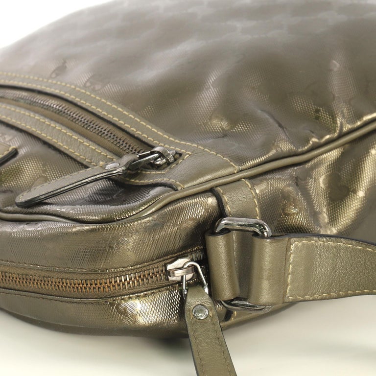 Gucci Zip Crossbody Bag GG Imprime Medium at 1stDibs