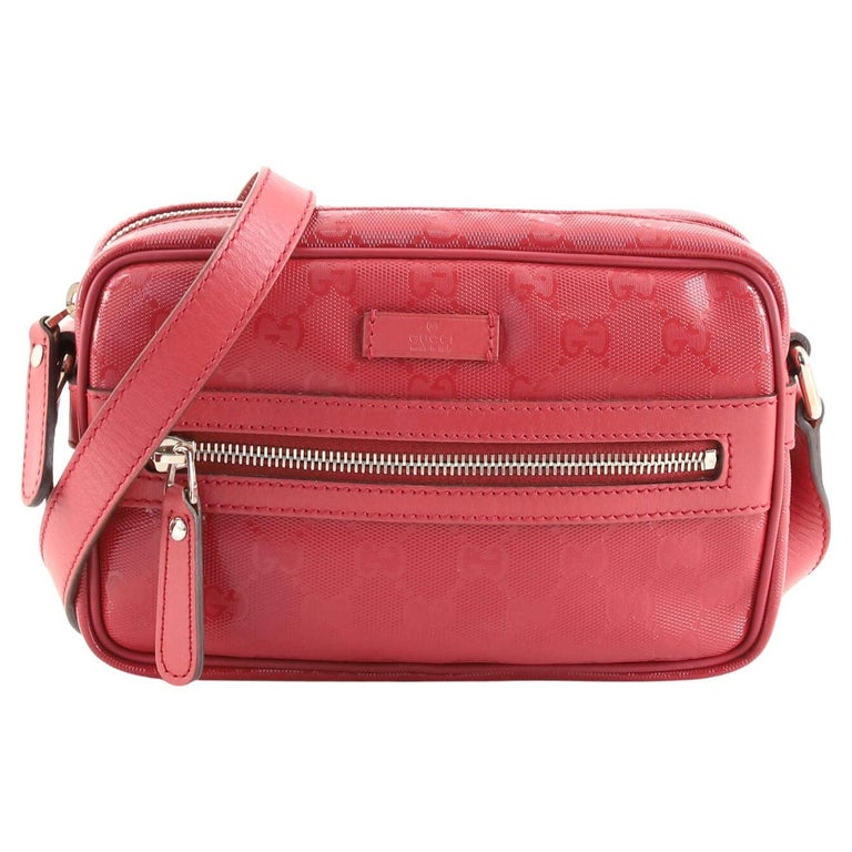 Gucci Zip Crossbody Bag GG Imprime Mini For Sale at 1stDibs