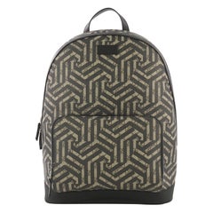 Gucci Zip Pocket Backpack Caleido Print GG Coated Canvas Medium