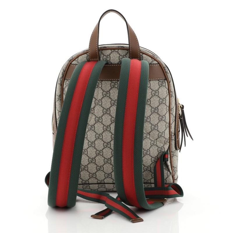 gucci backpack red green straps