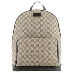 Gucci Zip Pocket Backpack GG Coated Canvas Mediu