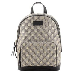 Gucci Zip Pocket Backpack Printed GG Coated Canvas Small