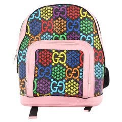 Gucci Zip Pocket Backpack Psychedelic Print GG Coated Canvas Small