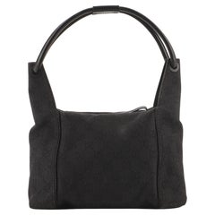 Gucci Zip Shoulder Bag GG Canvas Small