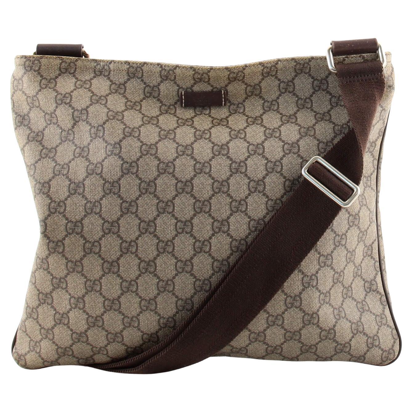 Womens Designer Gucci Bree Original GG Canvas Messenger bag For Sale at