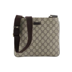 Gucci Soft Zip Sling Bag GG Coated Canvas Small at 1stDibs