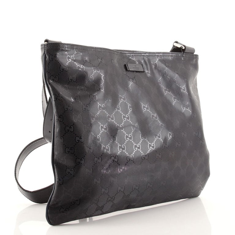 Gucci Zip Top Messenger Bag GG Imprime Medium at 1stDibs