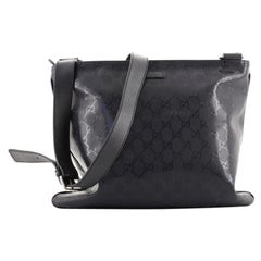Gucci Zip Top Messenger Bag GG Imprime Medium