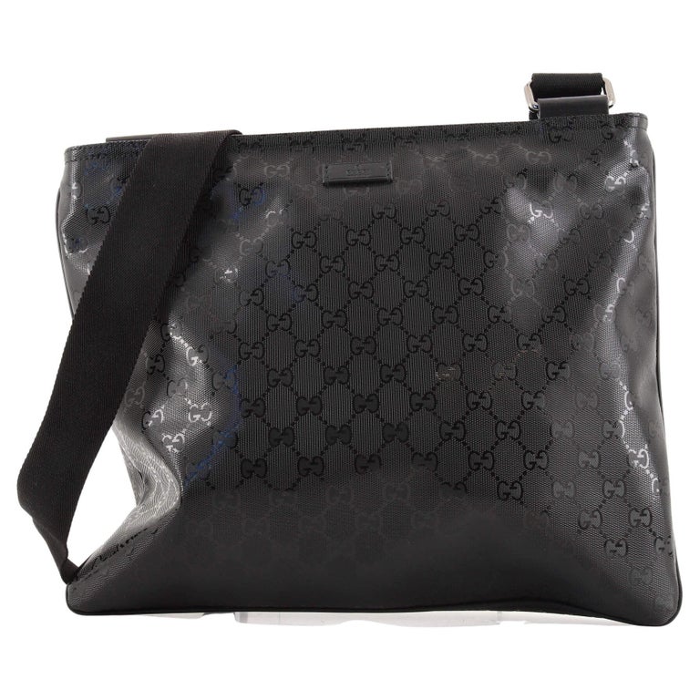 Gucci Zip Top Messenger Bag GG Imprime Medium For Sale at 1stDibs
