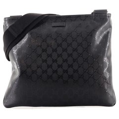 Gucci Zip Top Messenger Bag GG Imprime Medium