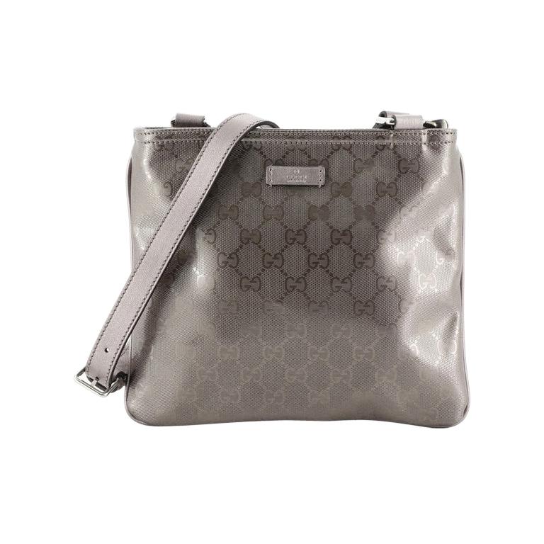 Gucci Zip Top Messenger Bag GG Imprime Small at 1stDibs