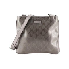 Gucci Zip Top Messenger Bag GG Imprime Small 